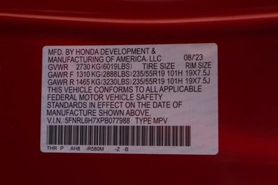 2023 Honda Odyssey Sport