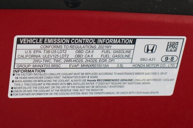 2021 Honda Ridgeline Sport