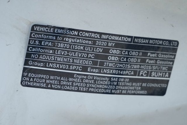 2020 Nissan Murano SL