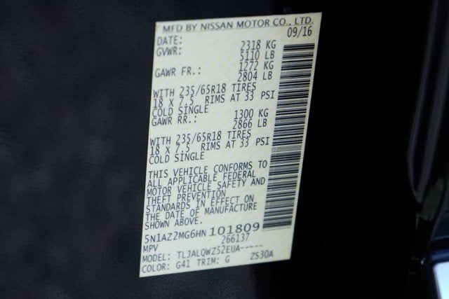 2017 Nissan Murano SV