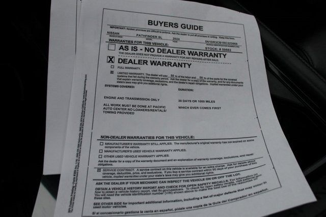 2024 Nissan Pathfinder SL