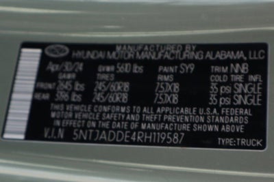 2024 Hyundai Santa Cruz SE