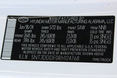 2024 Hyundai Santa Cruz XRT