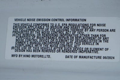 2025 Hino Hino L6 Base