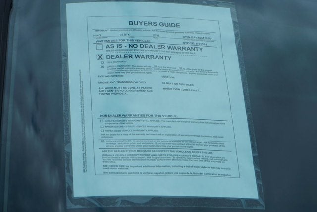 2025 Hino Hino L6 Base