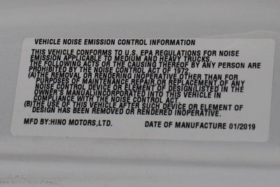 2020 Hino 258/268 L-Series