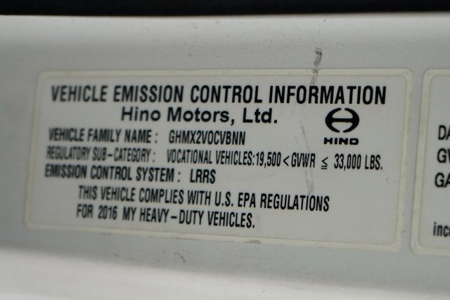 2016 Hino Conventional Reefer