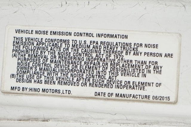 2016 Hino Conventional Reefer