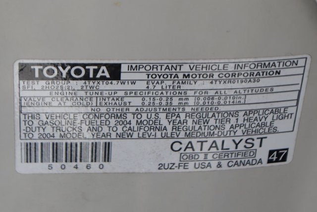 2004 Toyota Tundra Limited