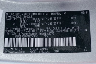 2021 Toyota Highlander Hybrid LE