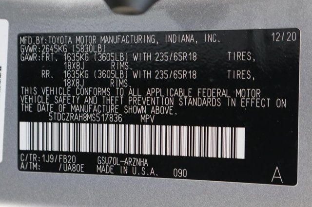 2021 Toyota Highlander L