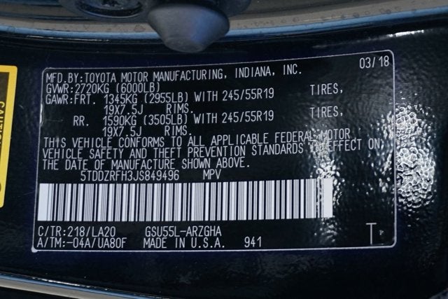 2018 Toyota Highlander Limited