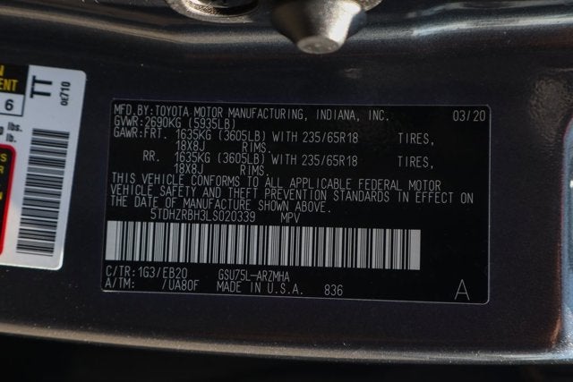 2020 Toyota Highlander XLE