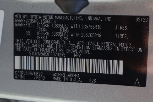 2023 Toyota Highlander Hybrid XLE