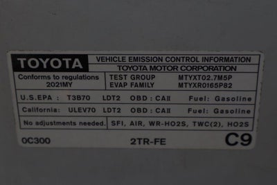 2021 Toyota Tacoma SR