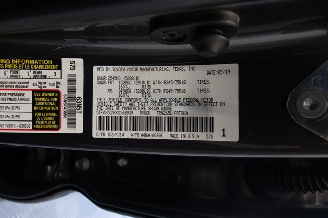 2019 Toyota Tacoma 2WD SR5