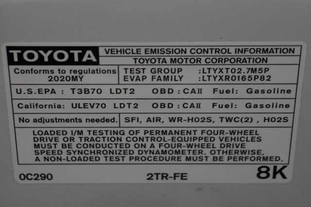 2020 Toyota Tacoma SR5