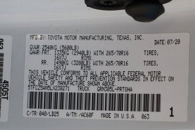 2020 Toyota Tacoma TRD Pro