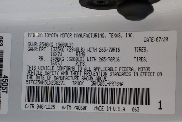 2020 Toyota Tacoma TRD Pro