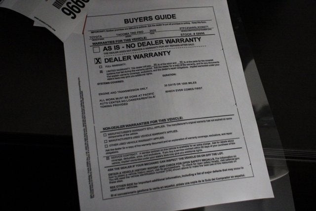 2020 Toyota Tacoma TRD Pro