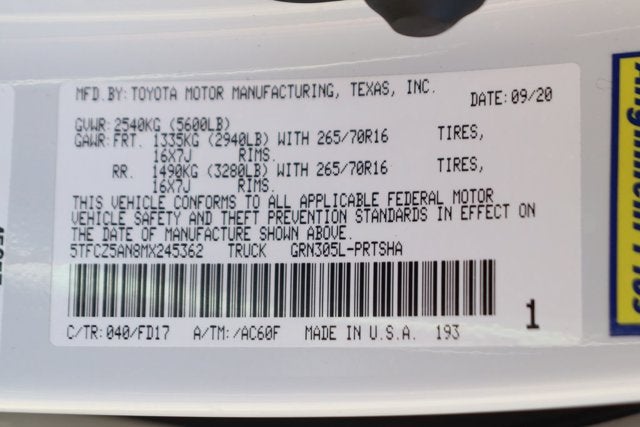 2021 Toyota Tacoma TRD Off-Road