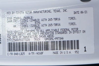 2021 Toyota Tacoma TRD Pro