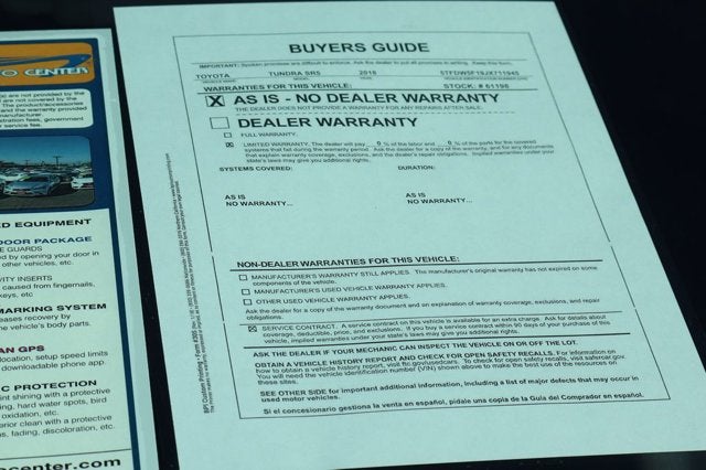 2018 Toyota Tundra SR5