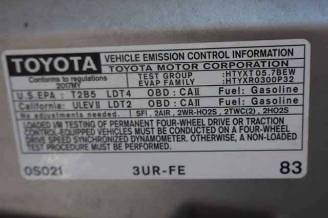 2017 Toyota TUNDRA 4WD SR5