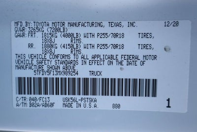 2021 Toyota Tundra SR5