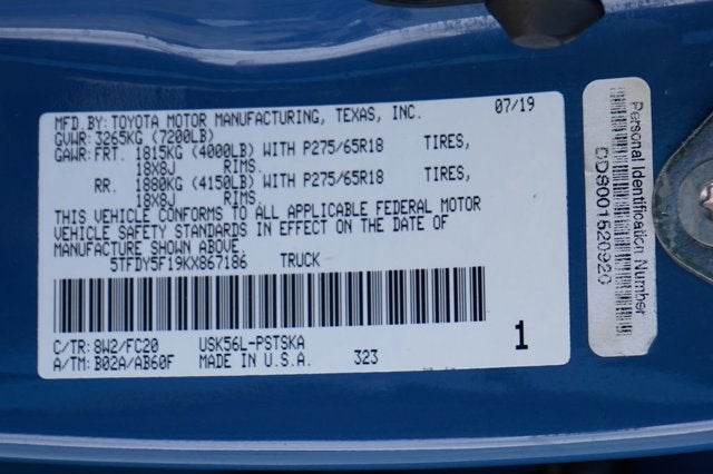 2019 Toyota Tundra SR5