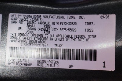 2021 Toyota Tundra SR5