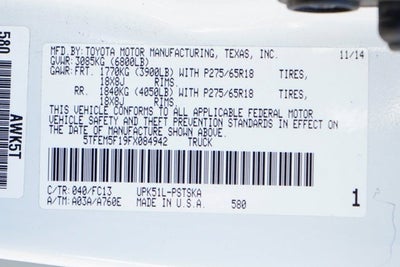 2015 Toyota Tundra SR5