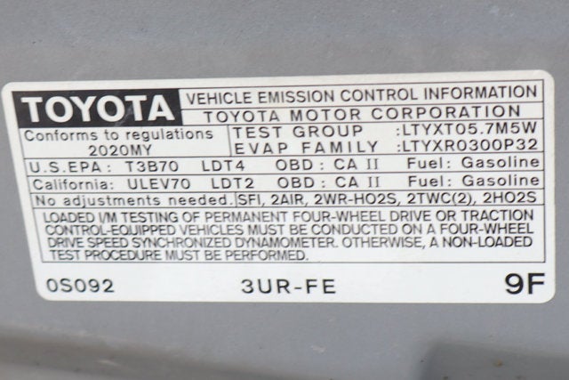 2020 Toyota Tundra SR5