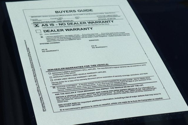 2021 Toyota Tundra 2WD SR5