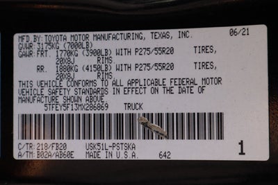 2021 Toyota Tundra SR5
