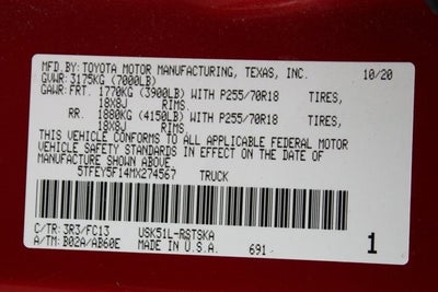 2021 Toyota Tundra SR5