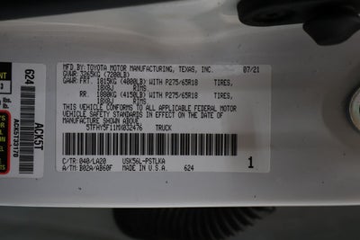 2021 Toyota Tundra 4WD Limited