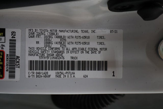 2021 Toyota Tundra 4WD Limited