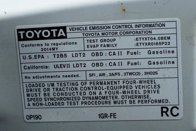 2014 Toyota Tacoma PreRunner