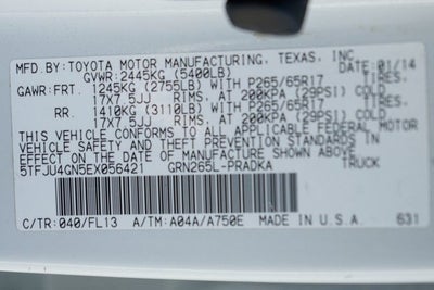 2014 Toyota Tacoma PreRunner