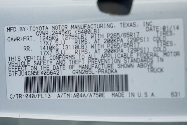 2014 Toyota Tacoma PreRunner