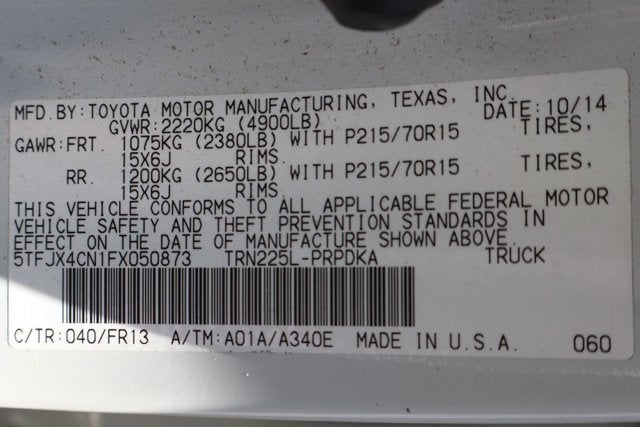 2015 Toyota Tacoma Base