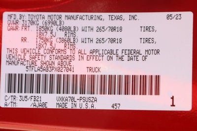 2023 Toyota Tundra SR5