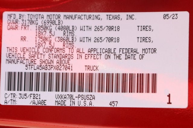 2023 Toyota Tundra SR5
