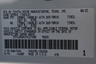 2023 Toyota Tundra SR5