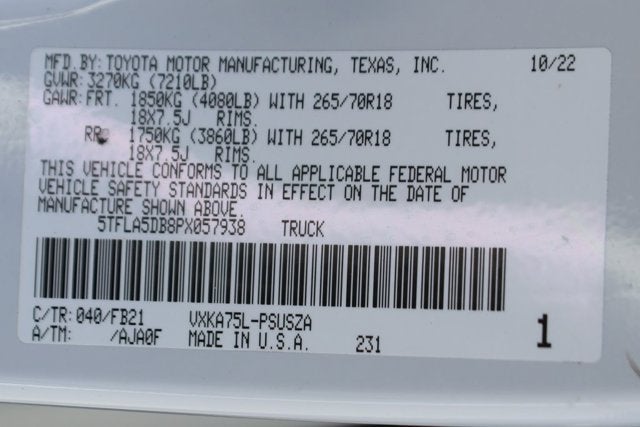 2023 Toyota Tundra SR5