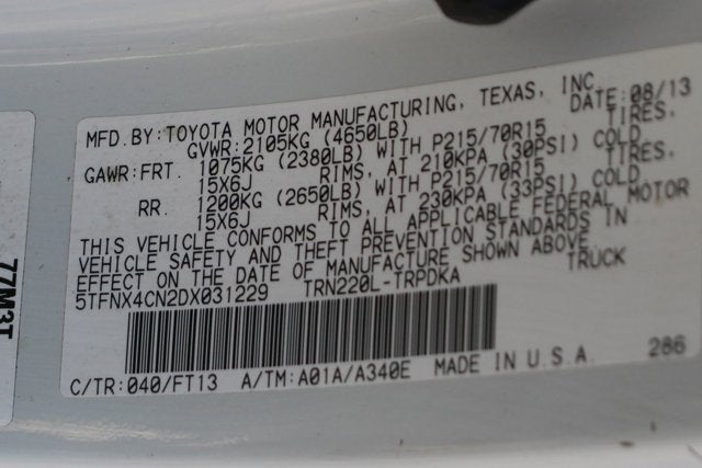 2013 Toyota Tacoma Base