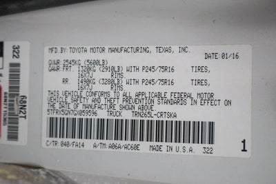 2016 Toyota Tacoma SR