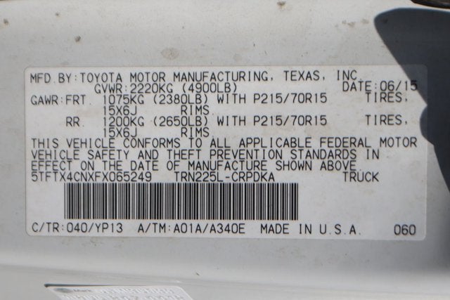 2015 Toyota Tacoma Base