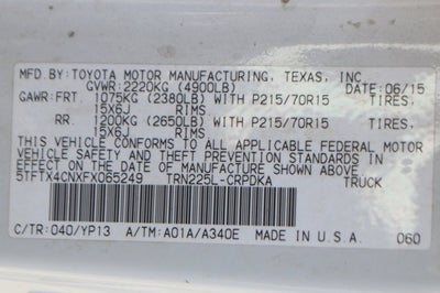 2015 Toyota Tacoma Base